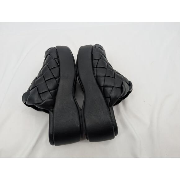 Circus NY by Sam Edelman Julieta Woven clog in Black Size 5 Platform Preppy - Picture 4 of 7